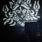 Meditating Hanuman Shadow Projection Lamp – Divine Wall Light