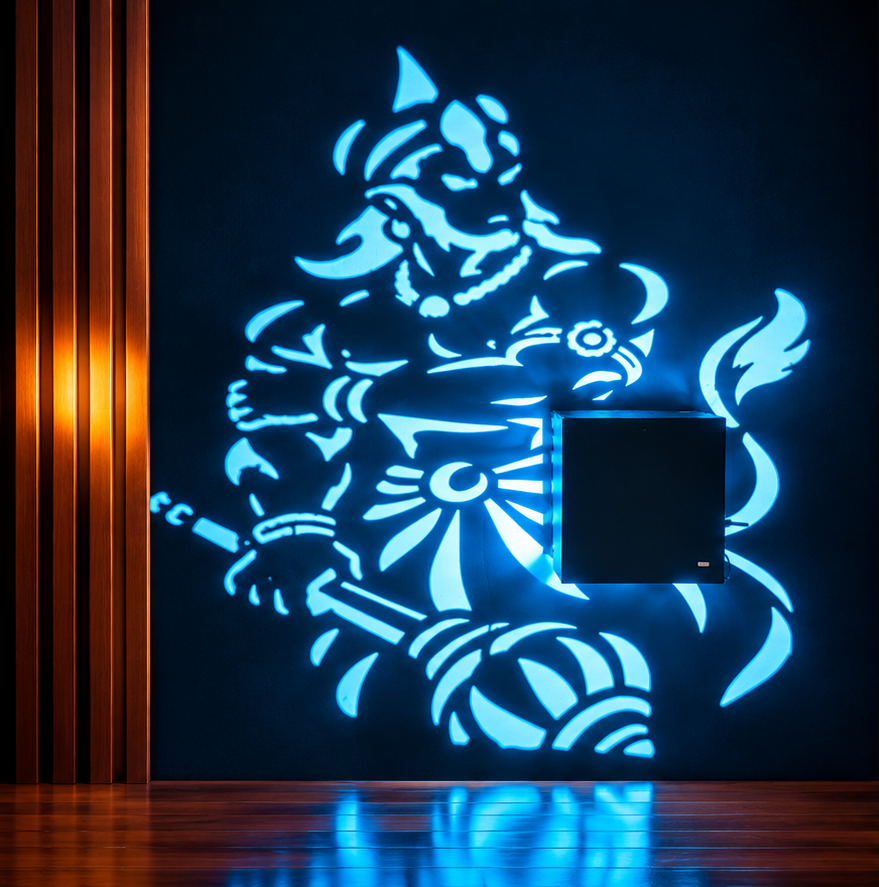 Veer Hanuman – Shadow Projection Lamp